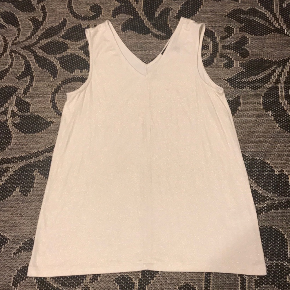 Shimmery gold tank top